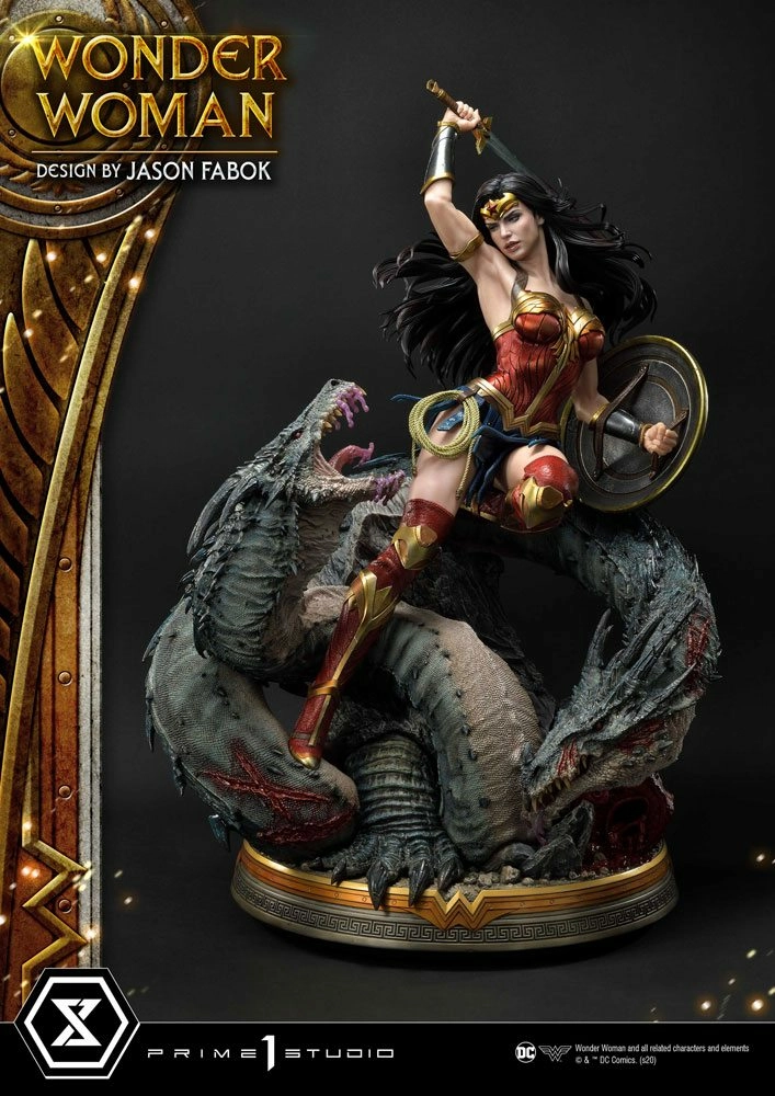 Wonder Woman Statuette 1/3 Wonder Woman Vs. Hydra 81 Cm 3 Wonder Woman Statuette 1/3 Wonder Woman Vs. Hydra 81 Cm